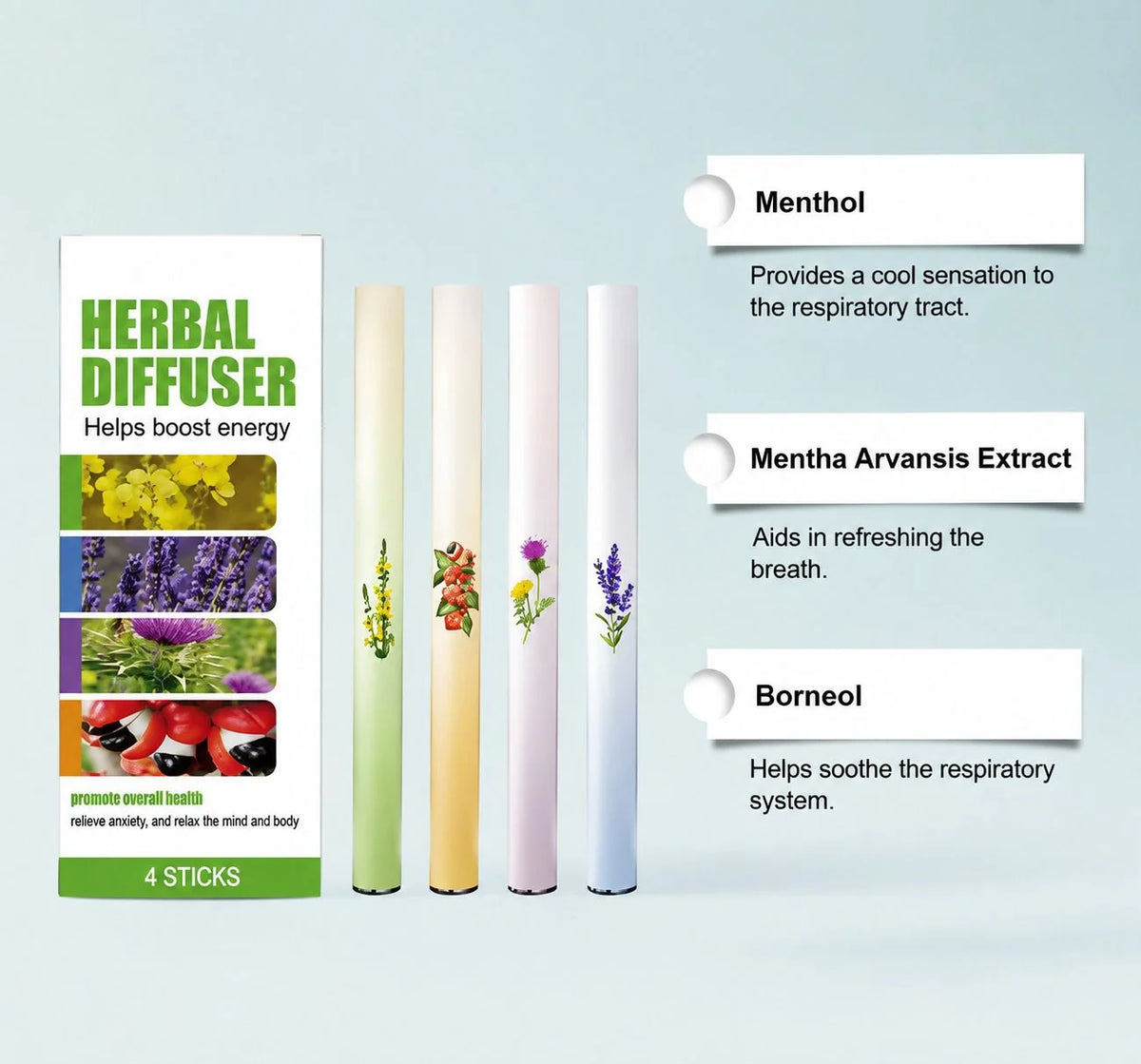 PuffAir Herbal Diffuser 4-Stick Pack